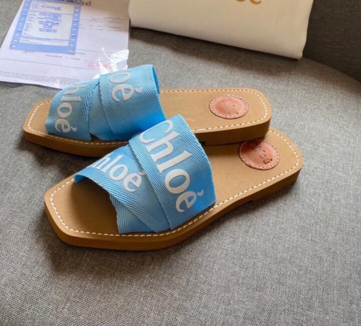 

Summer Women Beach Shoes Fashion Woman Slide Sandals Ladies Flat Shoes Slip on Sandles Femme Designer Slippers size 35-42 GJ65
