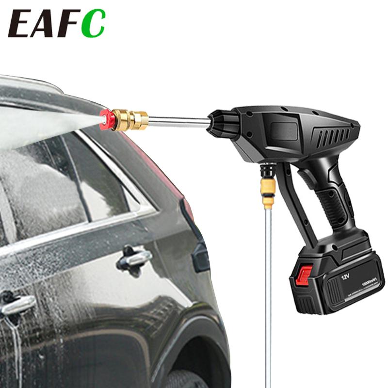 

Water Gun & Snow Foam Lance Cordless Car Washer 30Bar 240W 15000mAh Battery 40Mins Work Wash Machine Portable Auto Spray Jet