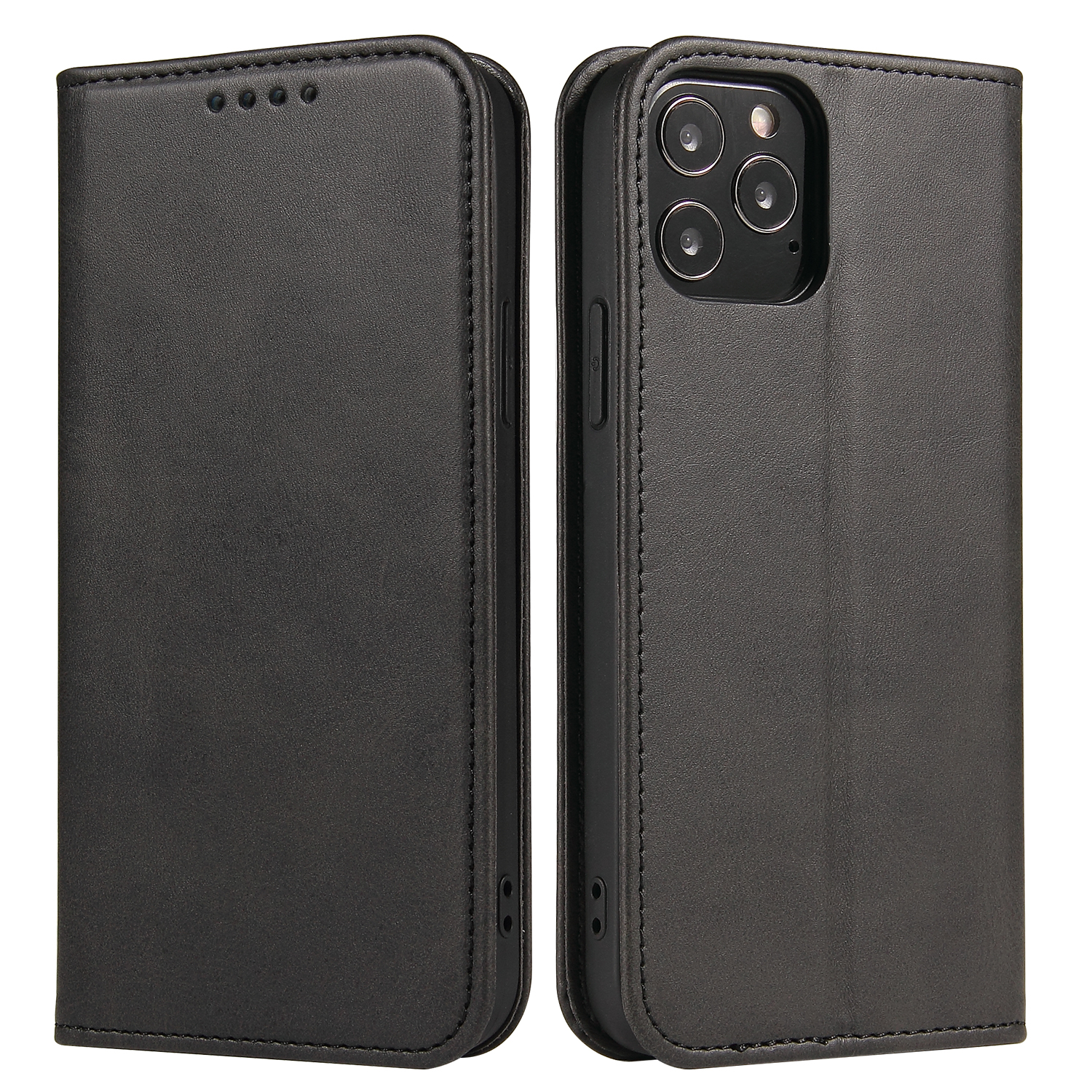

Magnetic Leather Flip Cases For iPhone 14 Plus 13 Pro Max 12 11 Xs Xr X SE 7 8 Plus Wallet Card Cover Coque Bags, Brown