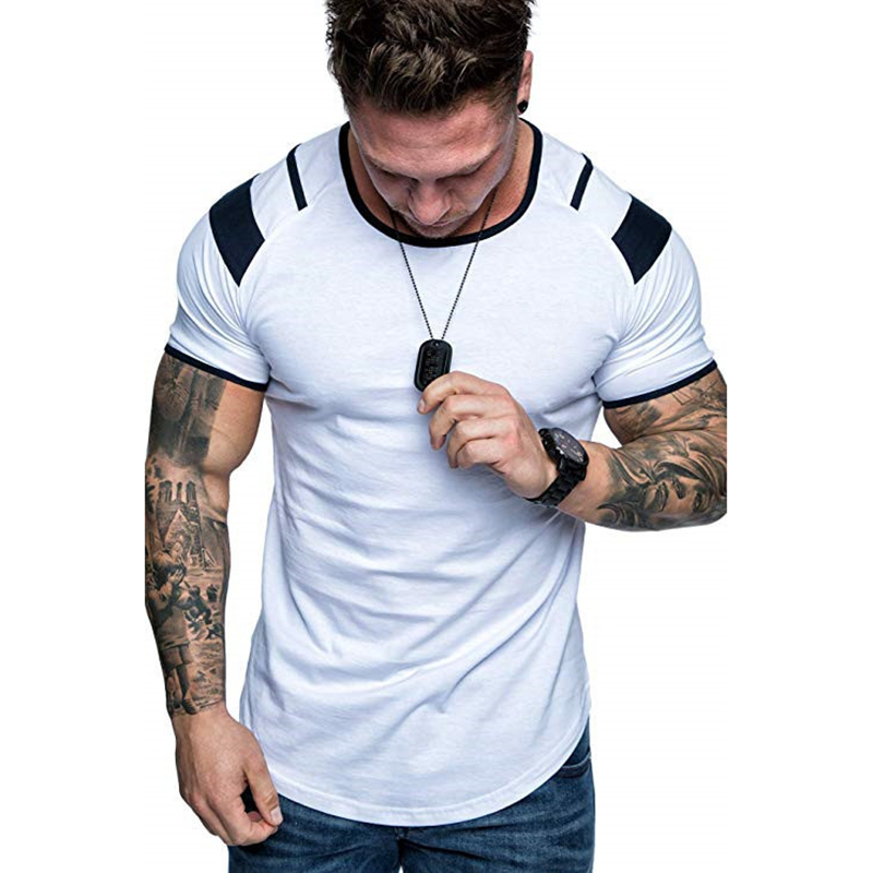 

Men's T Shirt Large Size Loose Pullover Short Sleeve Fashion Street Top Casual Home Essentials Men's T Shirt Crew Neck Top, White