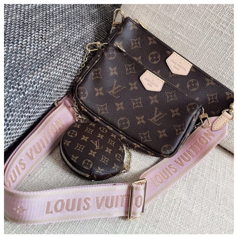 

LVLouisBagVitton 2021 Luxurys Designers Shoulder Handbag Bags Crossbody Women Fashion Leather Multi Pochette Wallets, Black