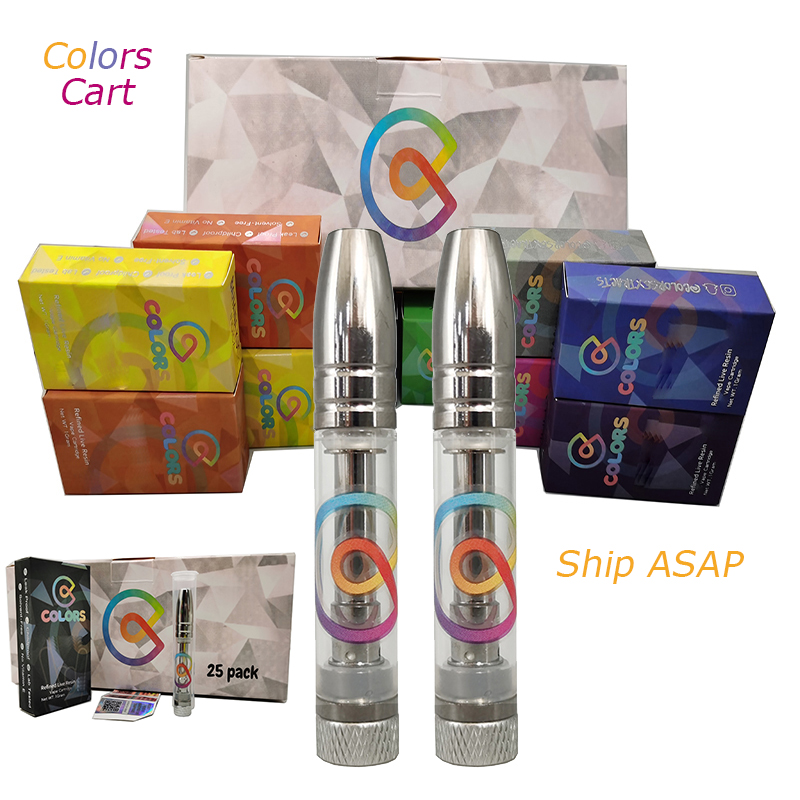 

Colors Vapes Cartridges Vape Pen Disposable E Cigarettes Atomizer 510 Thread Carts Vaporizer 0.8ml Color Cartridge China Supplier Thick Oil