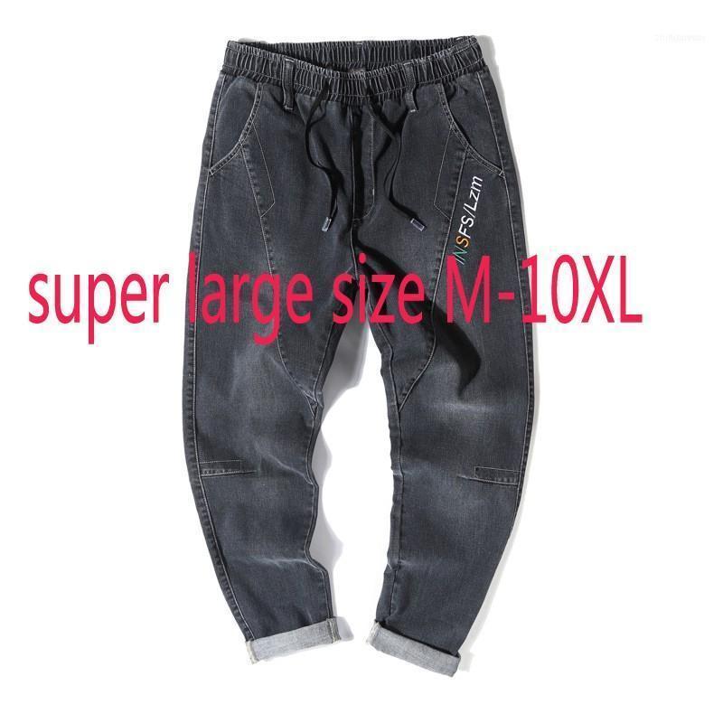 

Men's Jeans Arrival Fashion Suepr Large Autumn Men Trousers Loose Elastic Pants Full Length Casual Plus Size -6XL7XL 8XL 9XL 10XL1
