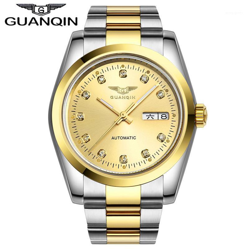 

Automatic Watch Men Luxury GUANQIN Waterproof Diamond Sapphire Gold Watches Top Brand 12 Month D! Wristwatches