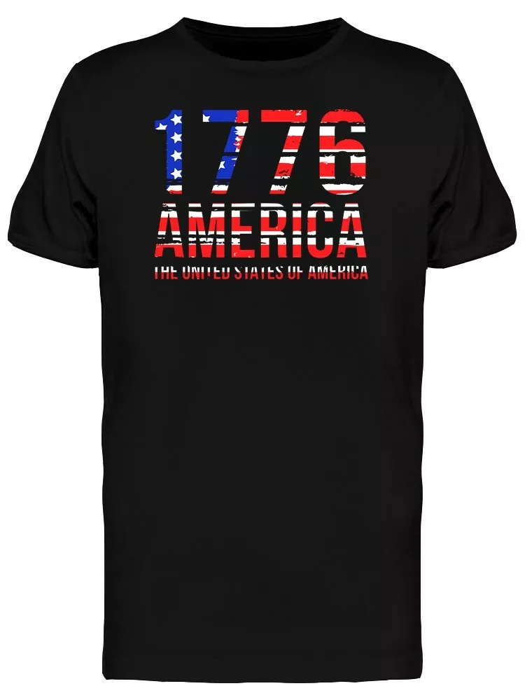 

1776 America Graphic Men' Tee -Image by Shutterstock, Mainly pictures