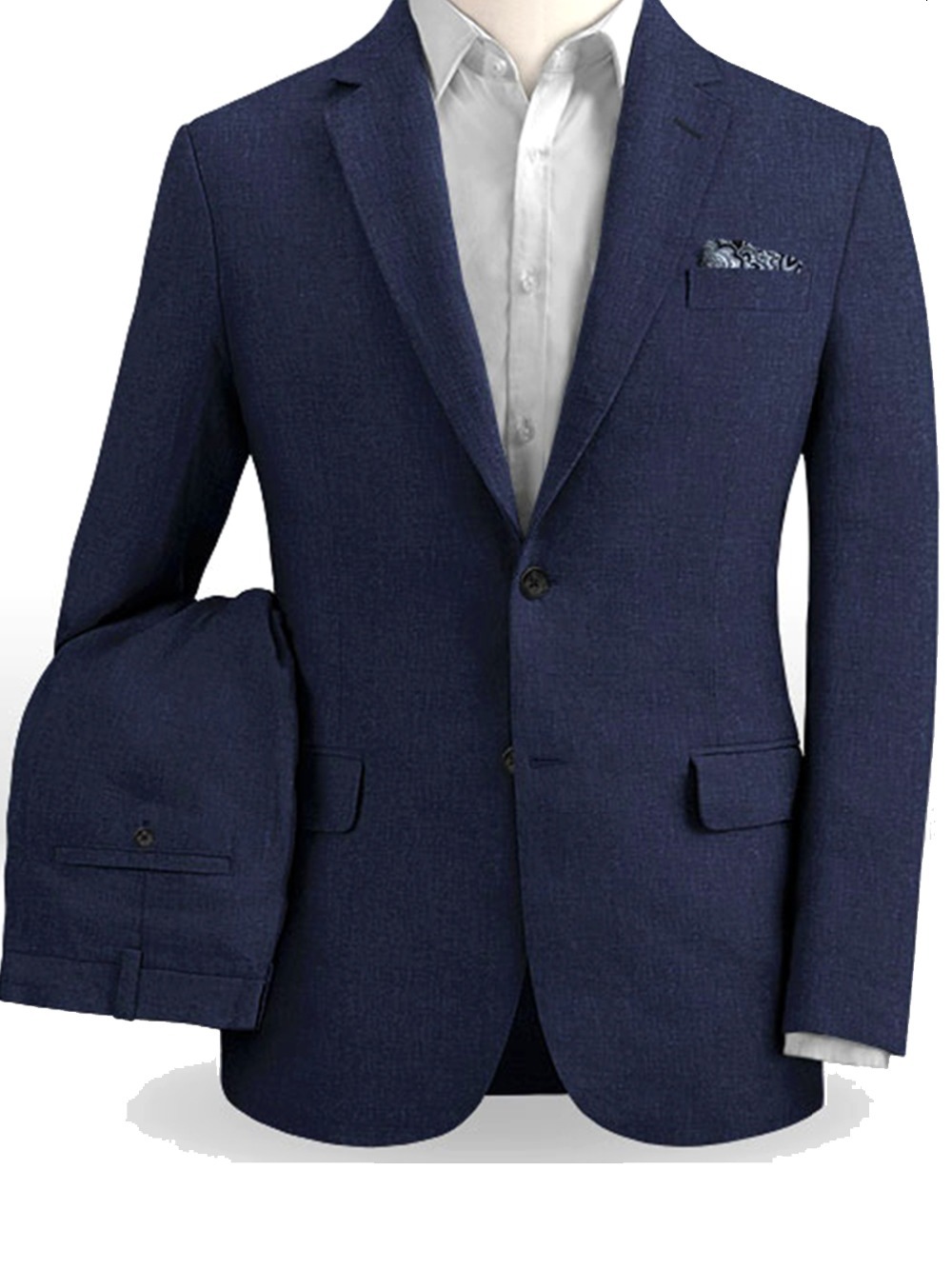 

Men's Suits & Blazers Light Navy Blue Linen Men Tailor Made Slim Fit Weight Groom For Beach Wedding Breathable Costume, Beige
