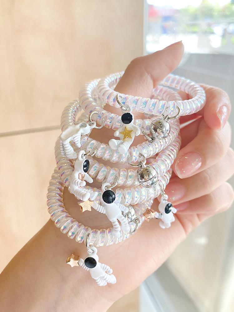 

Hair Clips & Barrettes Astronaut Phone Line Small Couple Mermaid Color Bracelet Ring, Golden;silver