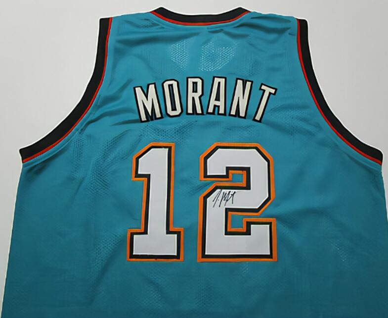 

Tees Morant Kawhi Curry Dwyane Doncic Embiid Booker Lillard Durant Harden LBJ Butler Signed Autograph signatured Autographed signature auto shirts jersey, Gradient