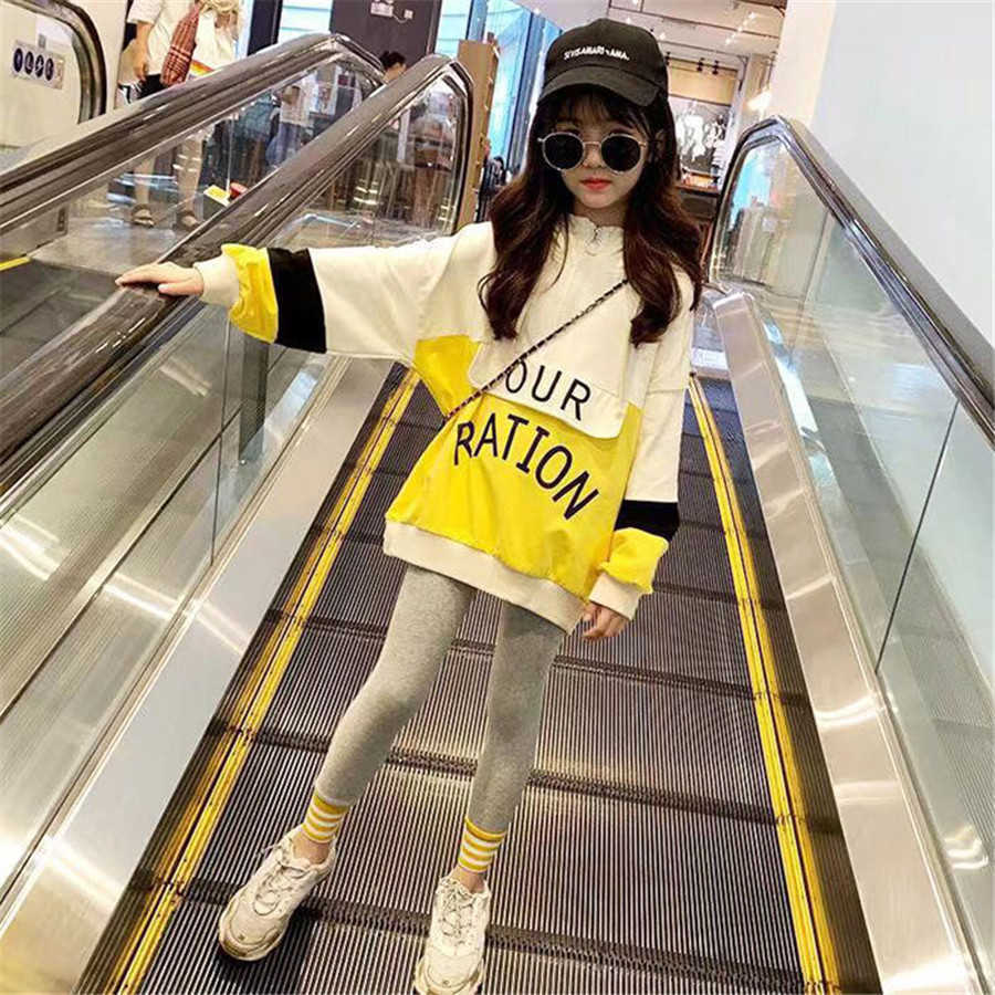 

Outfits Girls Tracksuit 2020 Fall Sweatshirt+leggings Children Clothing Kids Sport Clothes6 7 8 9 10 11 12 13year P0831, As picture