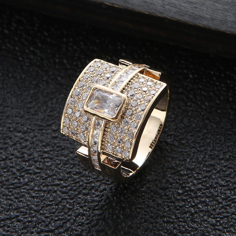 

Cluster Rings EYER Fashion Promotion 2021 Jewelry Geometric Cubic Zirconia Party Dating Different Size For Women Bridal Jewlery