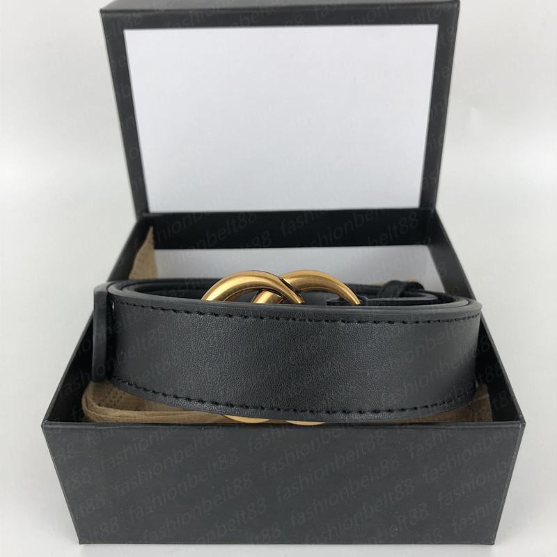 

Designers Belts for Women cintura ceinture femmes gürtel fashion leather double g buckle belt Width 2.8cm with box, Black