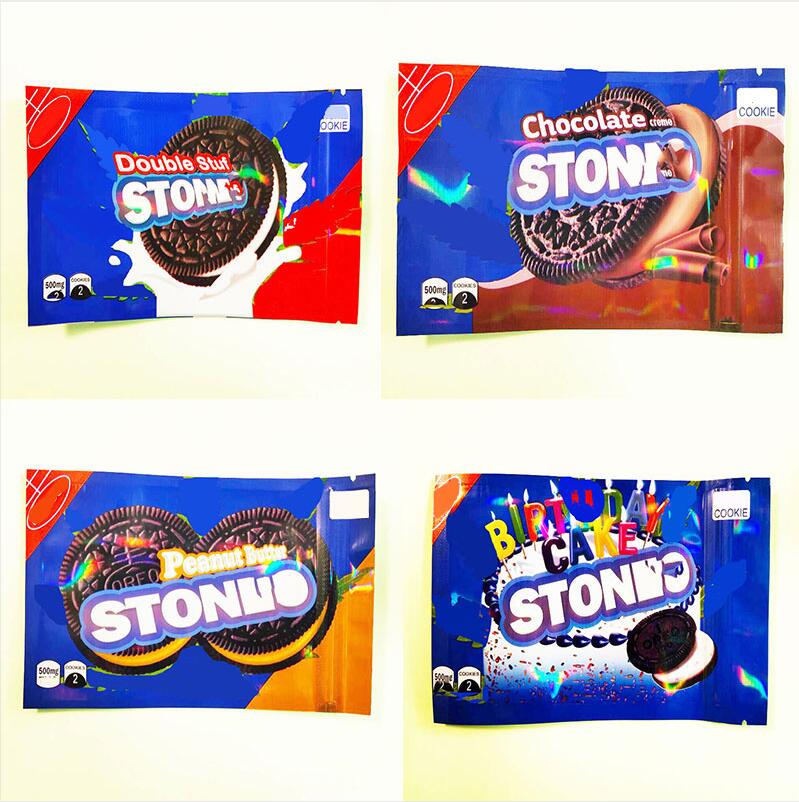 

Bag Mylar Bags Cookies 500mg Smellproof Storage Edibles Package 4 Types Packaging for dthd sggs