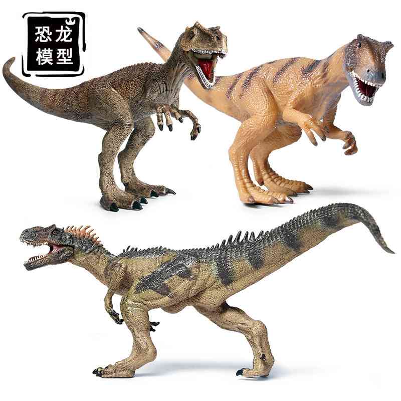 

Children's toy Allosaurus Jurassic dinosaur model Tyrannosaurus Rex static solid simulation animal manual