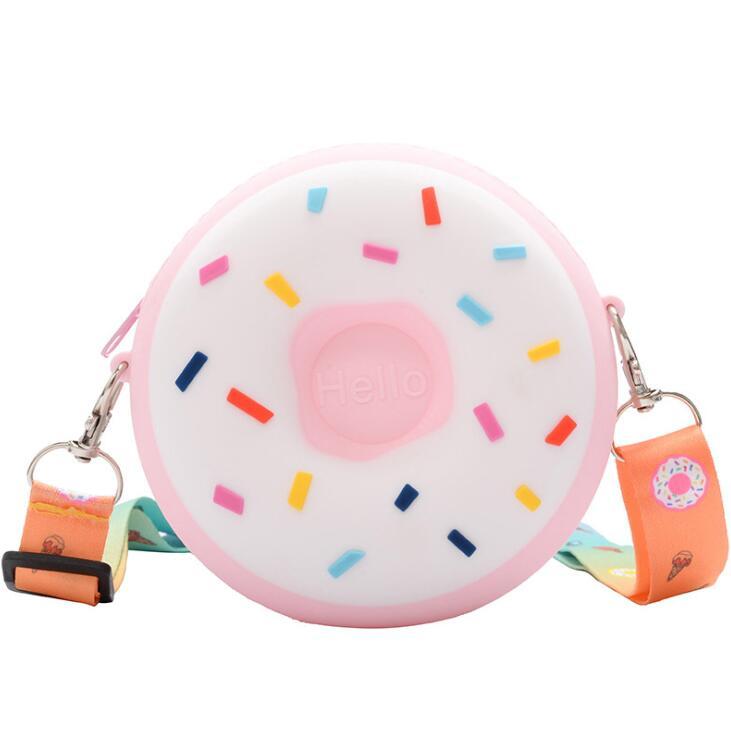 

Ins Fashion Doughnut Princess Childrens Bags Sequin Chain Girls Shoulder Bag Kids Messenger Kids Purses, Mix
