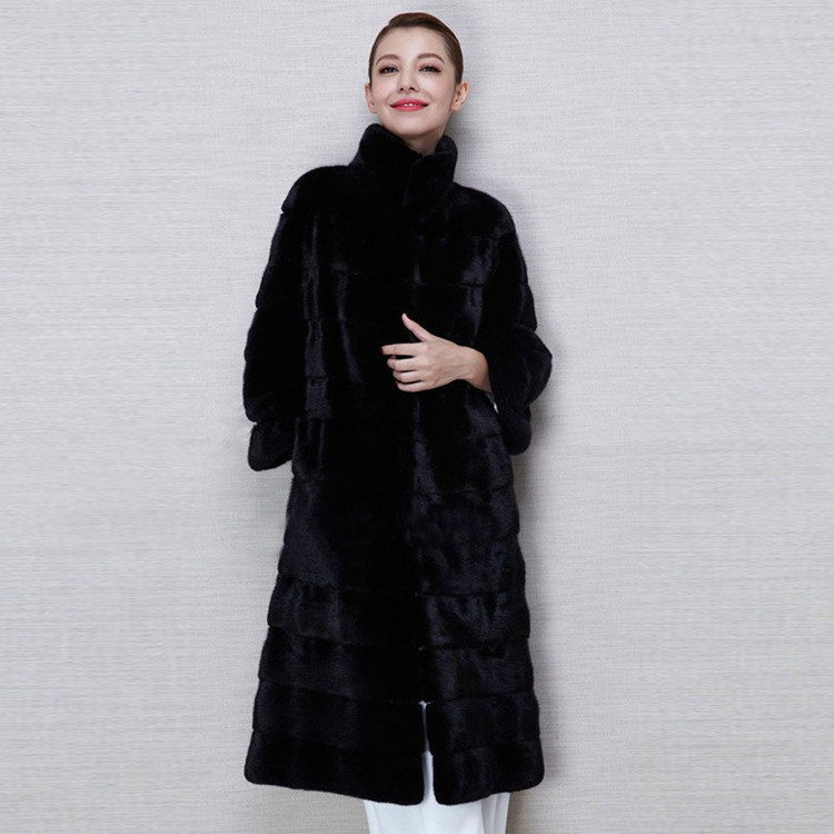 

Products in Designer Autumn and Winter of Thickened Women' Fur Coat Imitation Rex Rabbit CMNT, Black