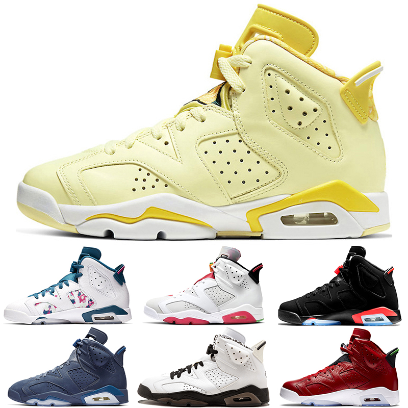 

popular basketball shoes 6s for men 6 Aleali May Black Infrared Bordeaux Carmine DMP Flint Floral Hare Tech Chrome Tinker outdoor sports sneakers