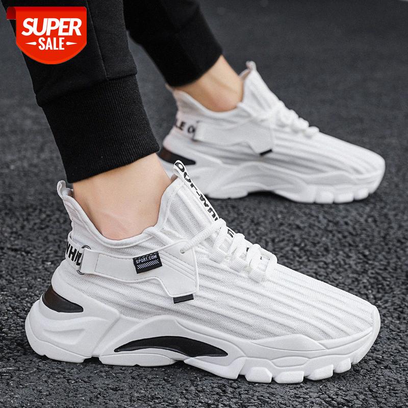 

summer men's shoes fly woven mesh breathable trend casual sports outdoor lightweight running trendy #9h9y