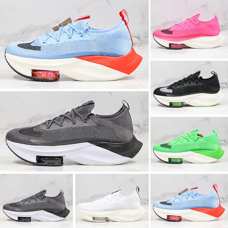 

Hot 2020 New zoom alpha watermelon fly next% shoes mens black electric green bred white orange tour yellow volt knit womens size 36-45