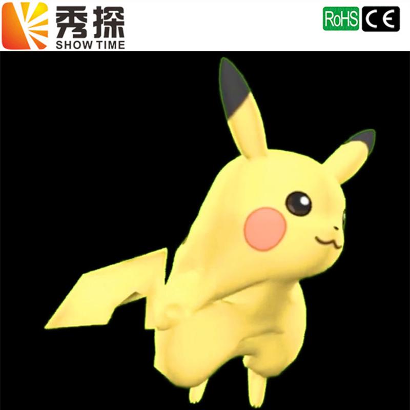 

Effects 3D Hologram Advertising Display LED Fan Holographic Imaging Naked Eye Moving Head Light Holiday Decoration