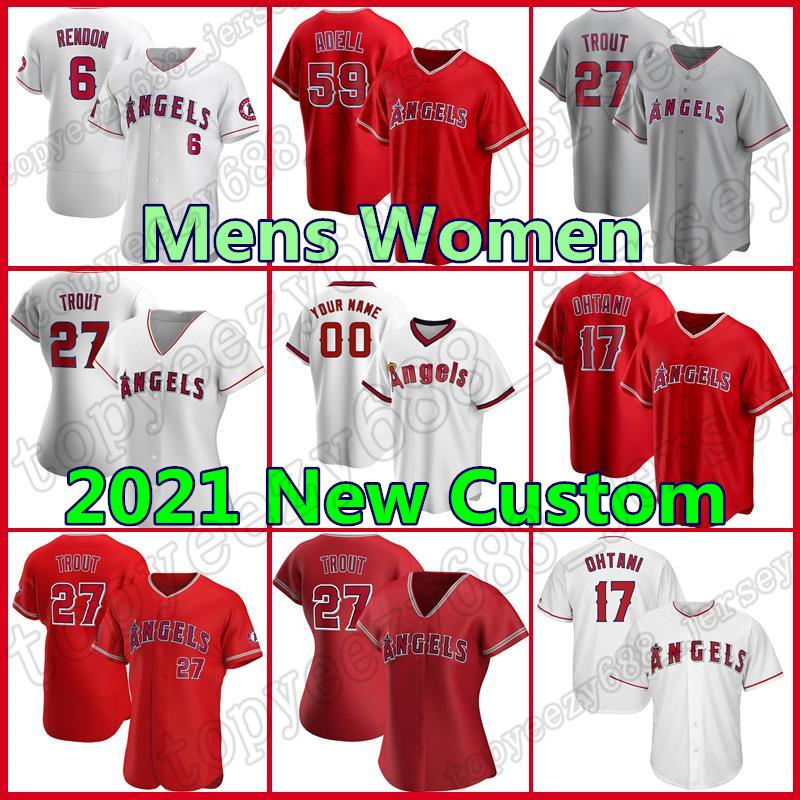 

Custom Angels 27 Mike Trout Jersey 17 Shohei Ohtani 6 Anthony Rendon Angeles Baseball 59 Jo Adell Anthony 25 Dexter Fowler 37 Dylan Bundy, Blue;black