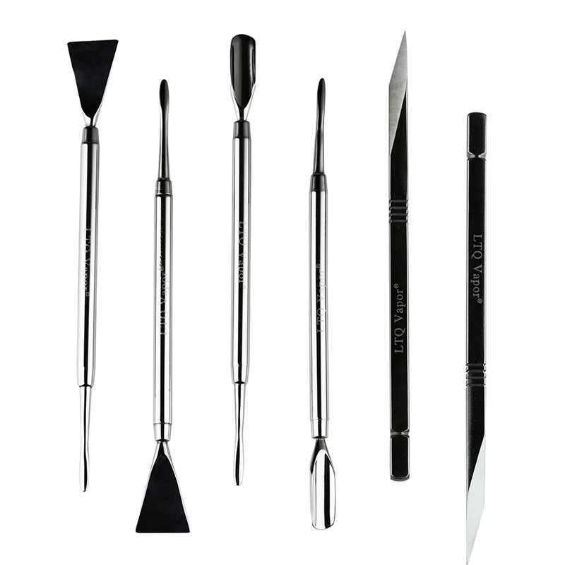 

Stainless Steel Dab Tool in Retail Bag By LTQ Vapor Wax Dabber Dabbing Tools Loading for Dry Herb Vaporizer Pen