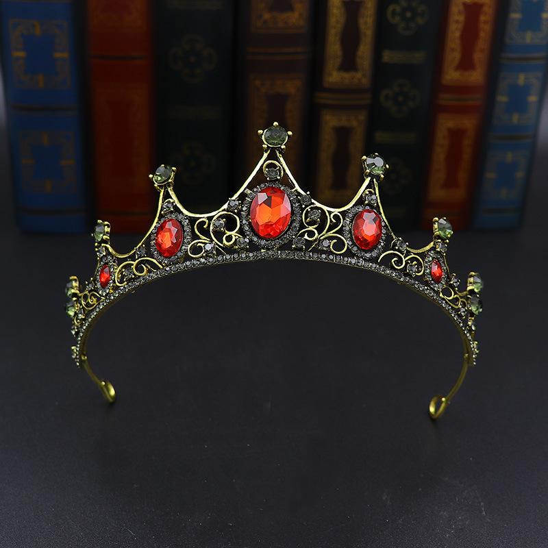 

Hair Clips & Barrettes Vintage Queen Crown Princess Tiaras Girl Crowns For Children Pageant Prom Diadem Ornaments Wedding Jewelry Accessorie, Golden;silver