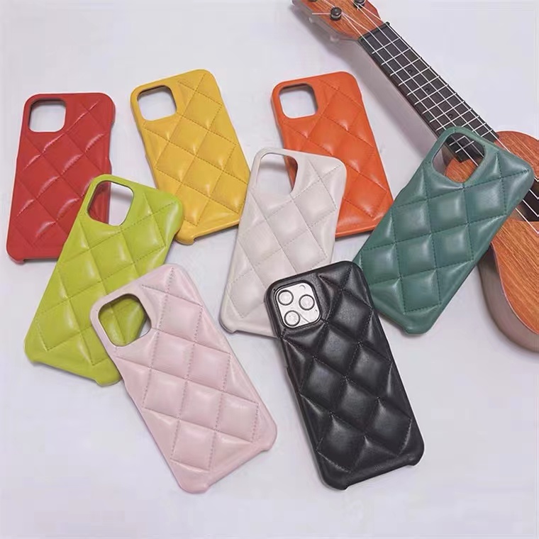 

Luxury valin phone cases iphone 12 13 11 pro max x xs xr 7 8 plus couples leather fashion, Black