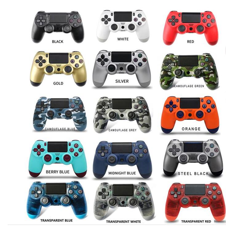 22 Colors In Stock Wireless Bluetooth Controller for PS4 Vibration Joystick Gamepad Game Controller for Ps4 Play Station With Retail Box DHL-image-702225329