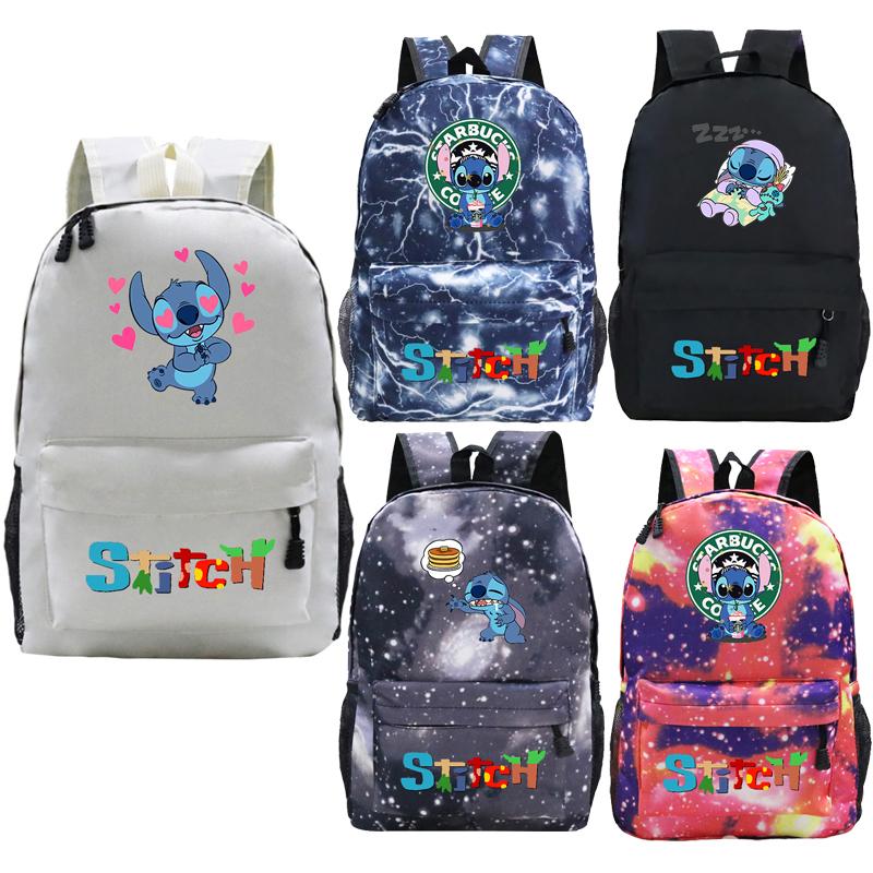 

Backpack Cute Stitch School Backpacks Students Back To Gift Mochila Boys Girls Teens Travel Bag Womens Knapsack, 29