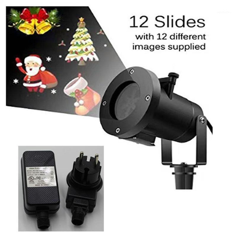 

Party Decoration 12 Pattern LED Moving Laser Projector Landscape Stage Light Xmas Outdoor Suitable For Dance Halls, KTV,