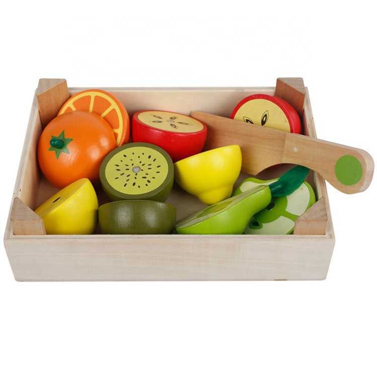

Children Toys New Styled Fresh Fruit Role Play Wooden Kitchen Cutting Toy