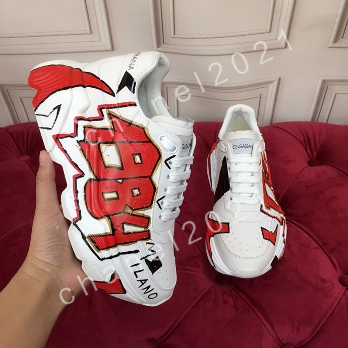 

DG 2022 boots Mens Vintage Check Sneakers Women Designer Shoe Logo Print Cotton Rubber Bottom lattice Trainer Outdoor Casual Shoes 35-45, 02