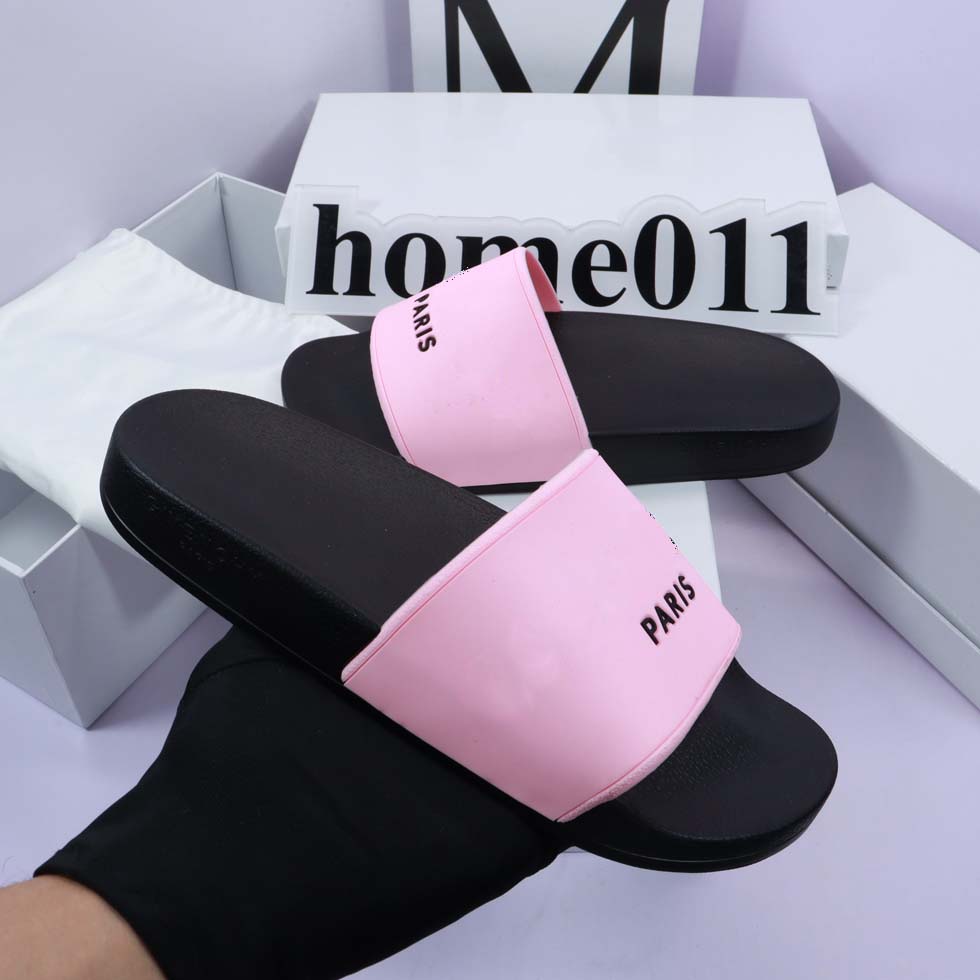 

Lovers letter sandal slippers men Europe station 2022 summer new tide R daily non-slip leather casual flip-flops women 07, #19