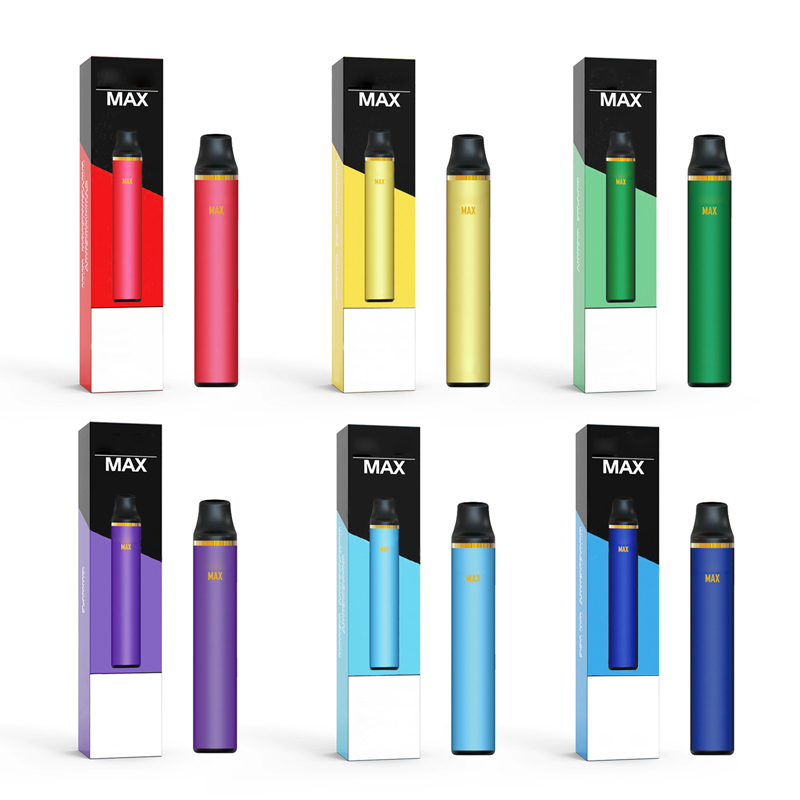 

MAX Disposable Vape Pen 1000 Puffs cigarettes 600mAh Battery Vapor Pod Device e-cig Electronic E Cigarette Multi-colors