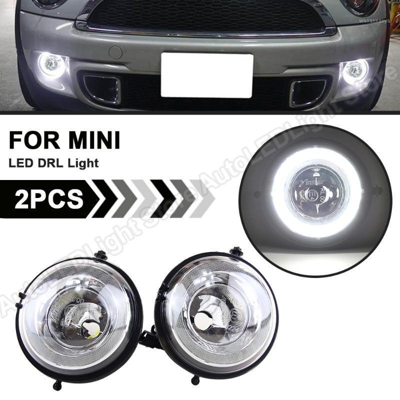 

Emergency Lights 2Pcs LED DRL Halo Ring Daytime Running Light Fog Bumper Driving Lamp High Power For Mini Cooper R55 R56 R57 R58 R59 R60 R61