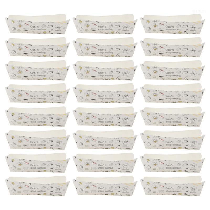 

Gift Wrap 100pcs Snack Wrapping Boxes Disposable Paper Packaging Containers