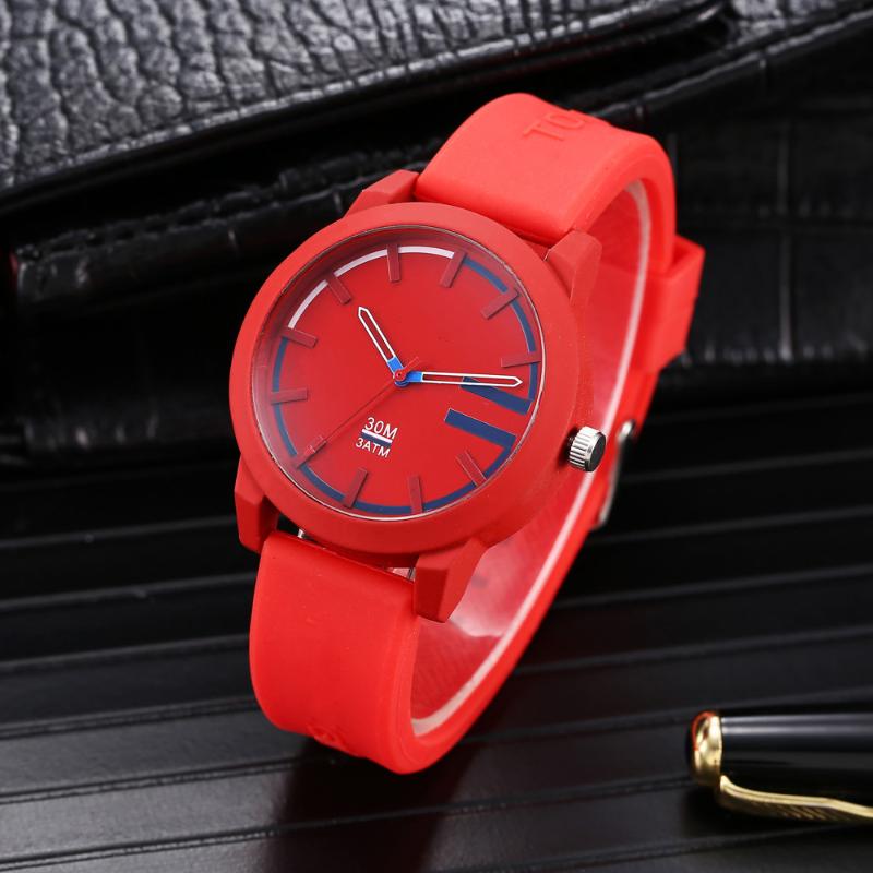 Wristwatches 2021 Watches For Mens Luxury Big Dial Silicone Band Watch Men's Fashion Casual Quartz-image-722745807