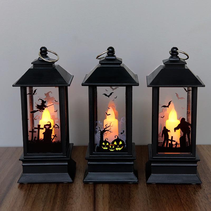 

Party Decoration Halloween Decorations Led Candles Tea Light Castle Pumpkin Ghost Hanging Lantern Lamp For Home Decor Xmas