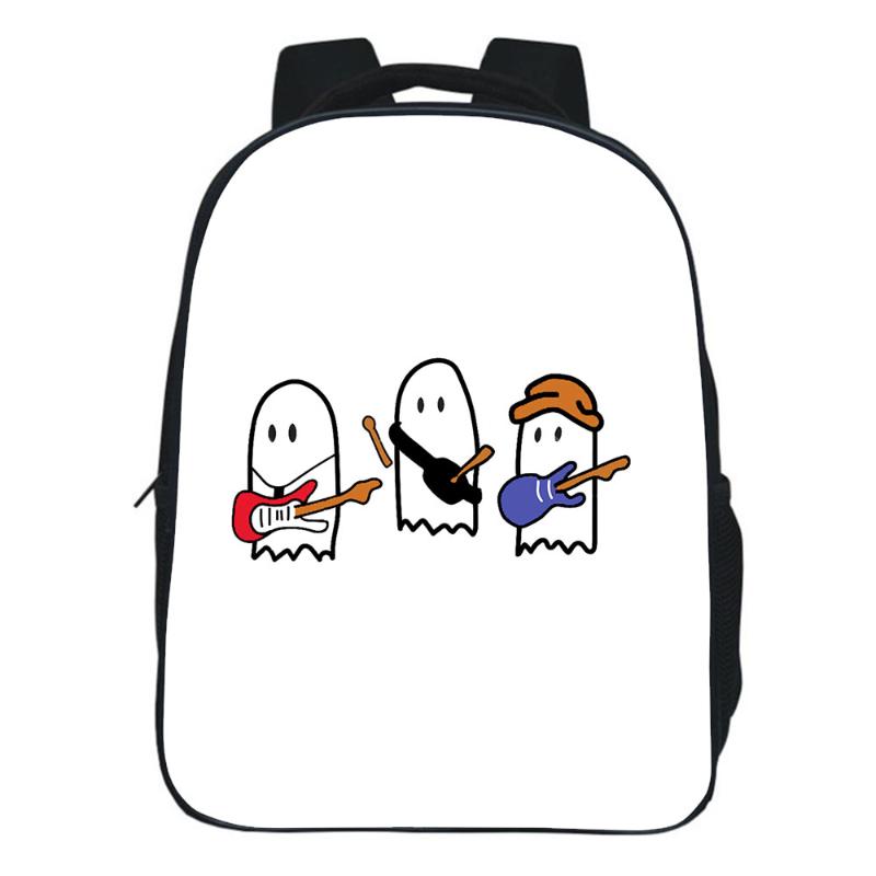 

Backpack 12 Inches Julie And The Phantoms School Bag Support Customization 3D Sunset Curve Band Printing Knapsack Boy Girl Small Bookbag