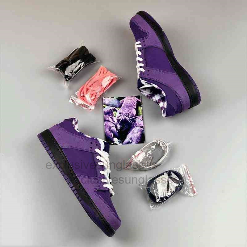 

Concepts Low Skateboard Shoes Purple Lobster Diamond Su Fashion Designer Star Sole Casual Sports Shoe