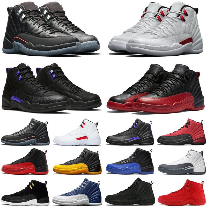 

top 12 12s men basketball shoes Utility Twist Dark Concord Reverse Flu Game University Gold Winterized Indigo mens trainers sports sneakers, Mystic green