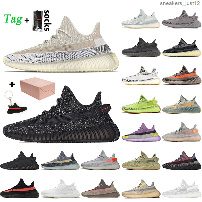 

Kanye With Box Ash Pearl Black Reflective Women Mens Running Shoes Asriel Israfil Cinder Zebra Cream Bred Sneakers Trainers SIZE 13