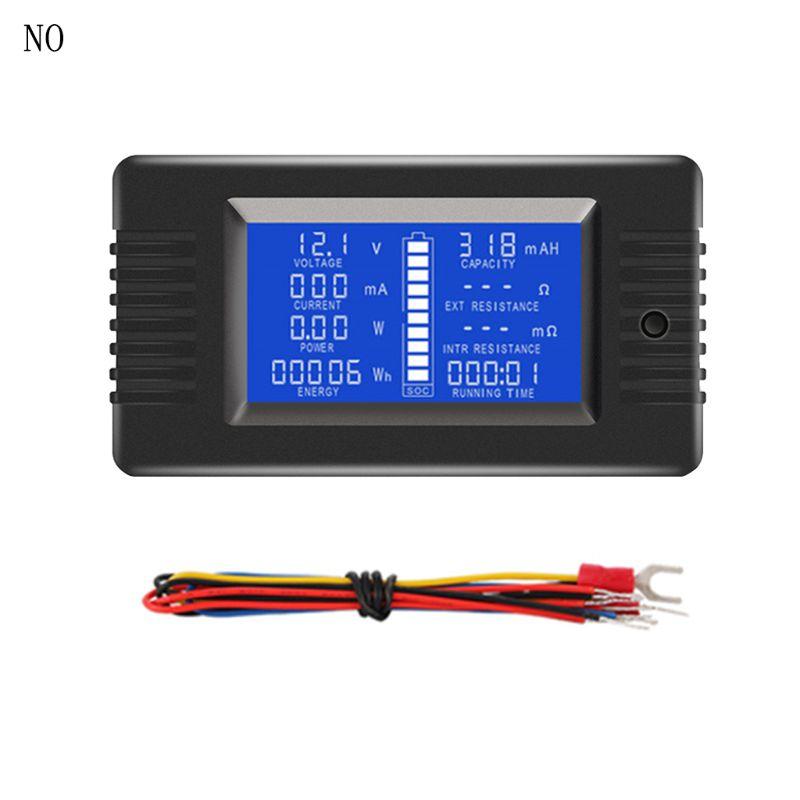 

Multimeters DC 0-200V 0-300A Battery Tester Voltmeter Ampmeter Power Impedance Capacity Energy Time Meter 50A/100A/200A/300A Multimeter