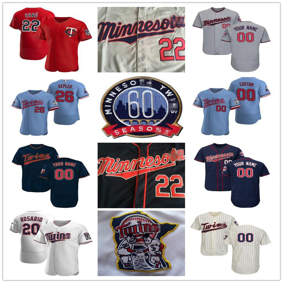 

2020 Max Kepler Kirby Puckett Byron Buxton Miguel Sano Nelson Cruz Eddie Rosario Mauer Rod Carew Mens Kid Lady Baseball Jerseys, Youth blue