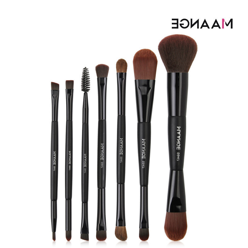 

7PCS Makeup Brushes Set Multifunctional Double Head Concealer Eyebrow Blending Cosmetic Make Up Brush Kit Brocha de maquillaje
