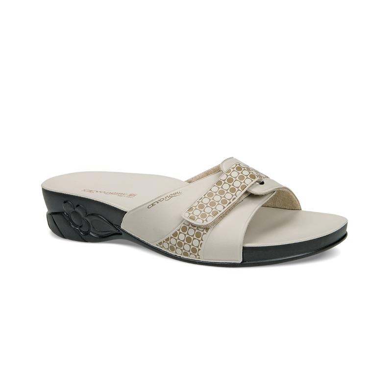 

Slippers CEYO FLORA Women Slipper Casual Artifical Leather Beige Red Black Home Wear Fashion Summer