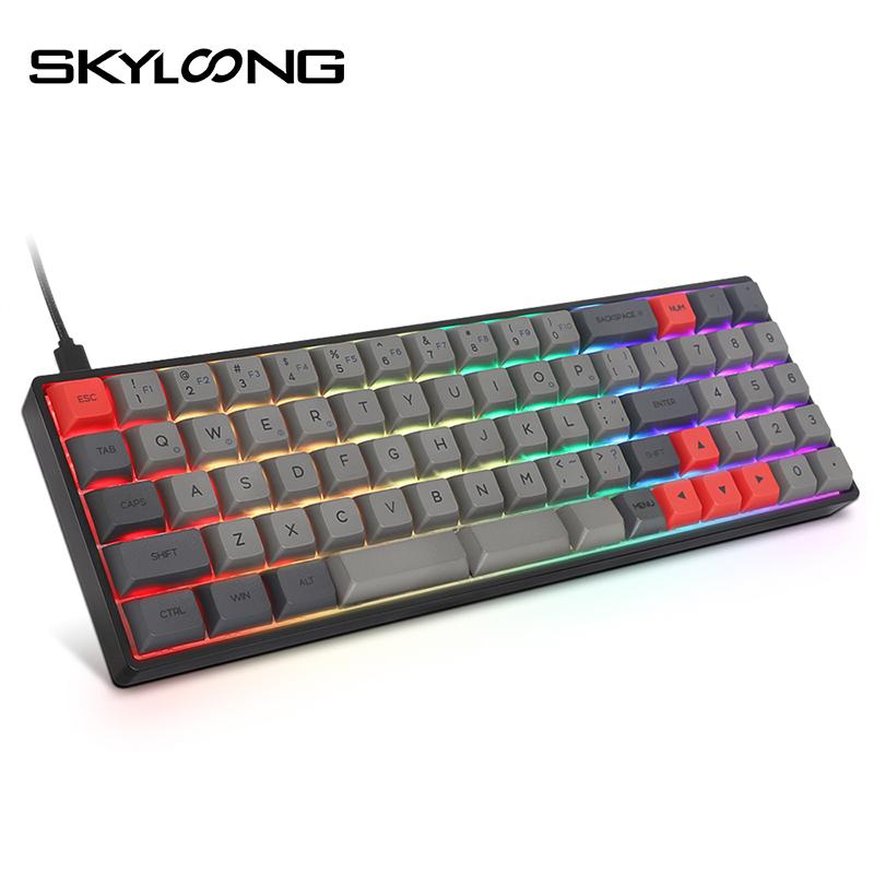 

Keyboards Skyloong SK73s Teclado Mecanico 73Keys Mini Cute Keyboard Type Writer 60%Keyboard EspaÃ±ol Stickers Optical Gateron Windows/MAC