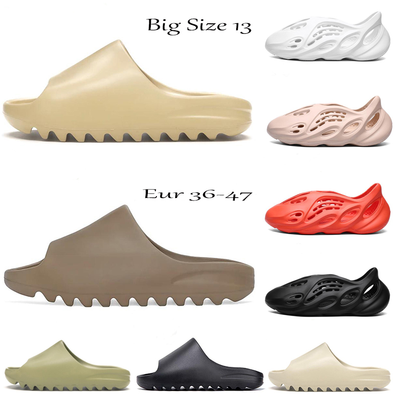 

Big Size 13 Foam Runner Platform Slipper Sandal Shoes Resin Triple Black White Bone Earth Brown Mens Women Stylist Slides Sandals Ysj, 3 desert sand