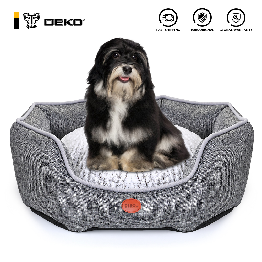 

DEKO Soft Dog Bed Seeping Gary Sofa Hondenmand Waterproof Cushion Mat for Pets Puppy Cat Cotton Piow Pet pies