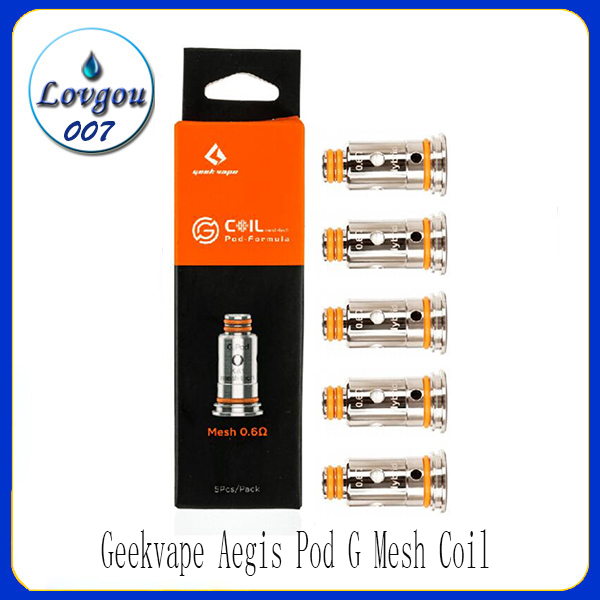 

Geekvape Aegis Pod G Mesh Coil 1.2ohm 0.6ohm 0.8ohm 1.0ohm Replacement Coils Head For Geek Vape Aegis Pod System Kit